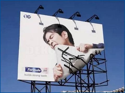 Reci 100w cnc laser cutting machine for billboard in advertising industry