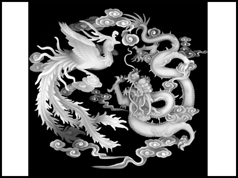 The simple introduction of gray image of industrial cnc router for wood engraving