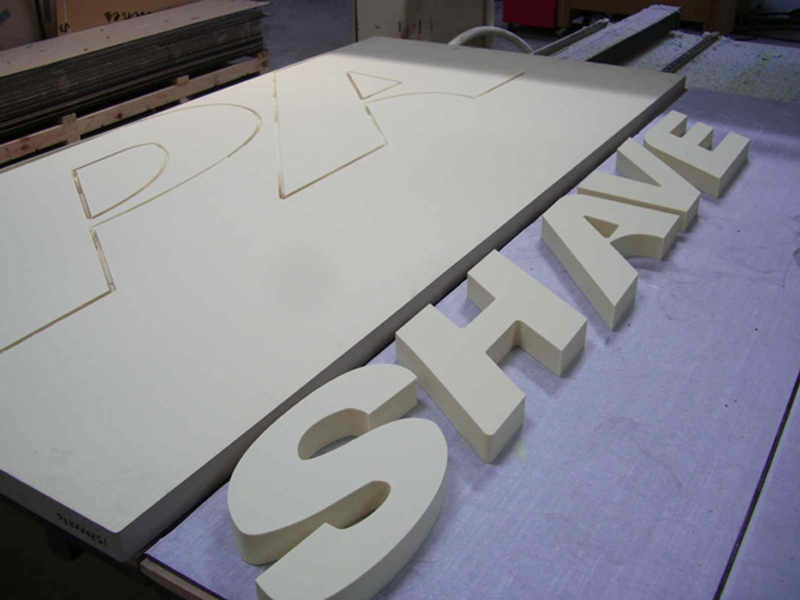 PVC board cutting machine sample