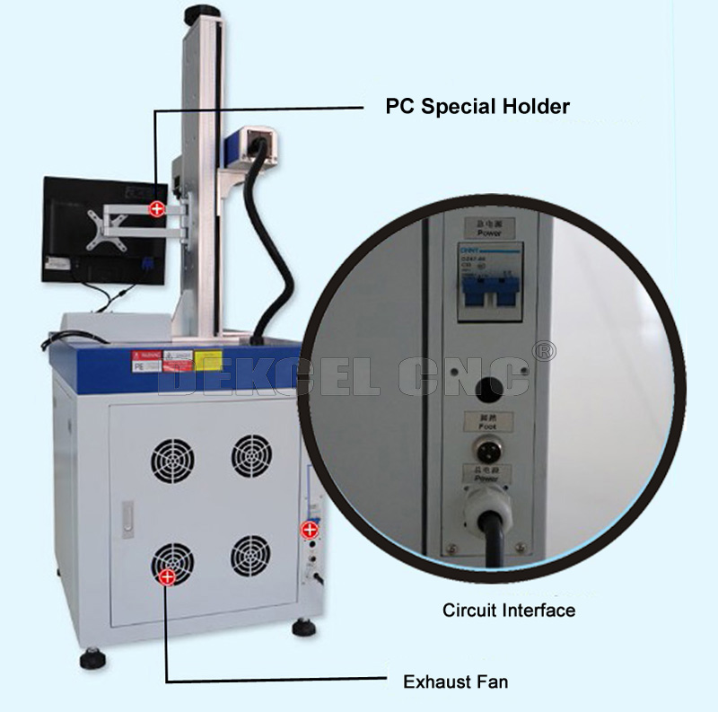 cnc fiber metal laser marking machines 