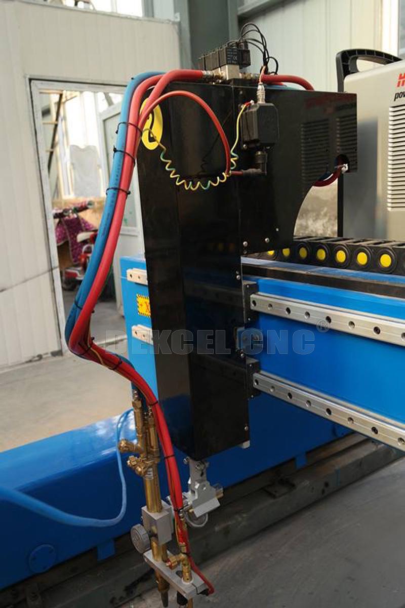 gantry type flame and plasma metal cutter head