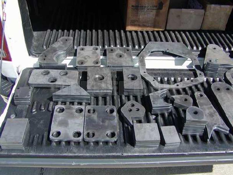 cnc flame plasma cutter machine samples