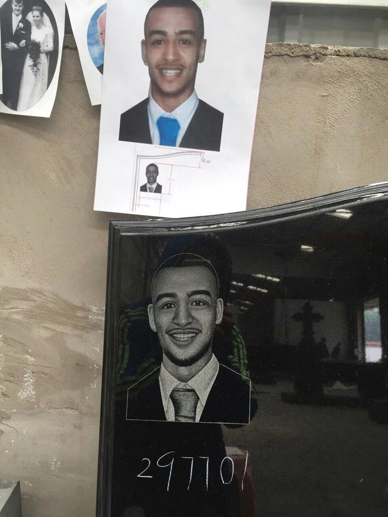 tombstone laser engraving machine