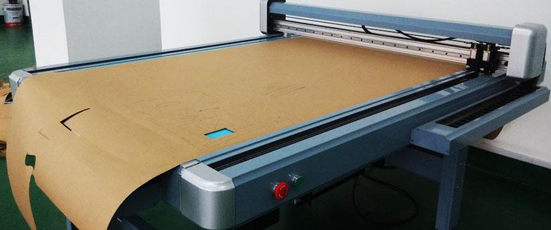 fabric oscillating kife plotter cutter sample