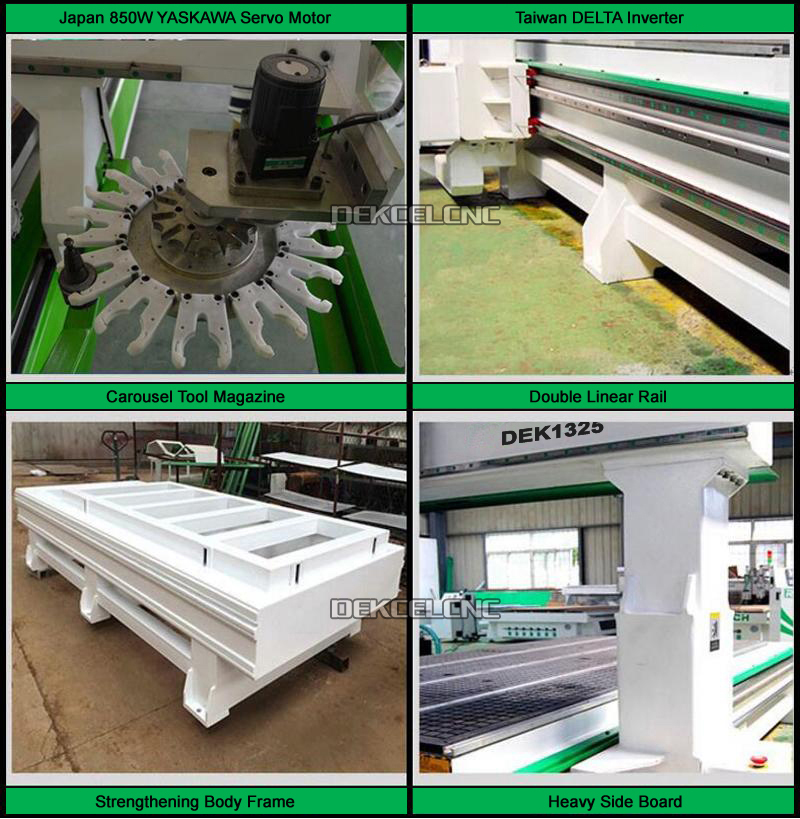 4 axis mold foam wood aluminium cnc engraving router machine detail