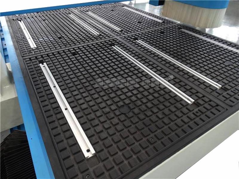 cnc wood carving machine vacuum table