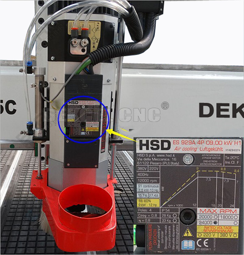9.0kw HSD air cooling spindle