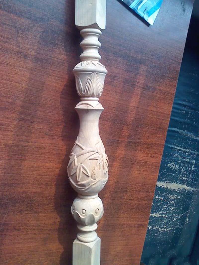 Cylinder cnc router for wood chairs