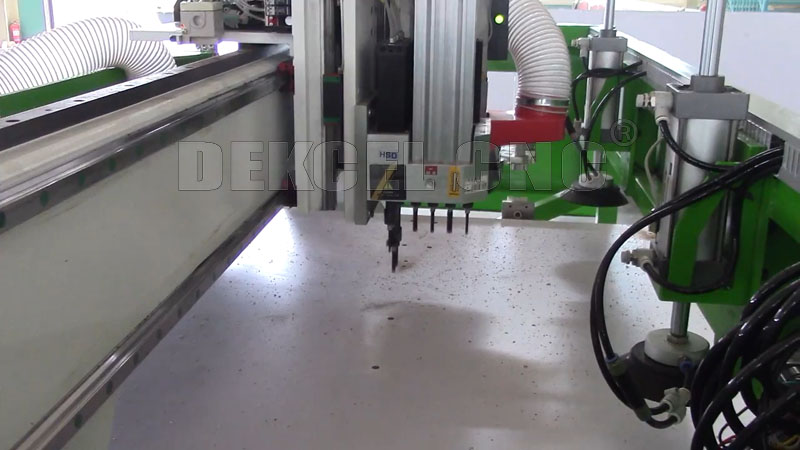 HSD Spindle for plate type furniture production line cnc router