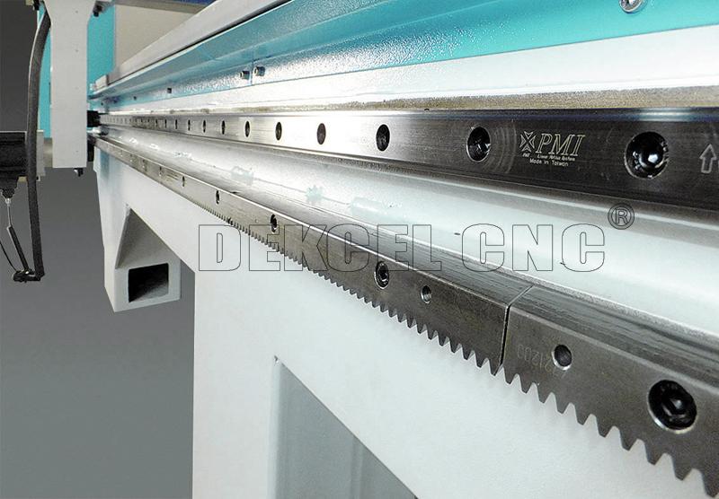 wood cutting router machine guide rails