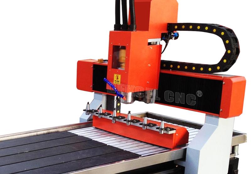 small atc cnc router with 6 tools changer system