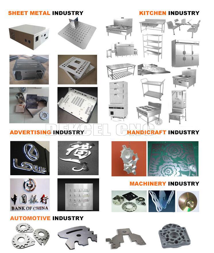 500w fiber laser cutting machine samples