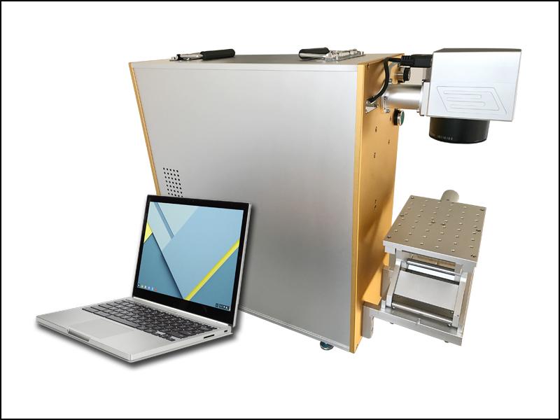Mopa 20W color fiber laser marking machine