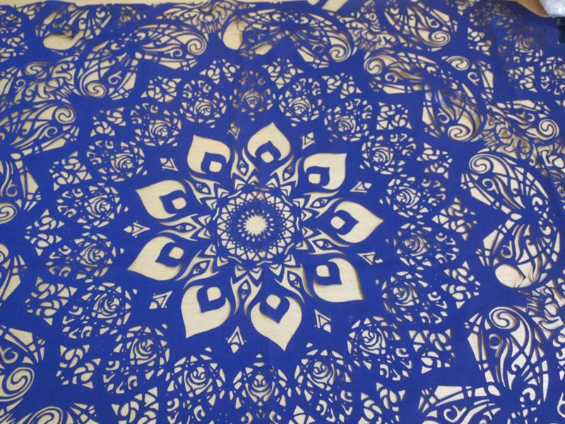 cloth laser cutting machine 