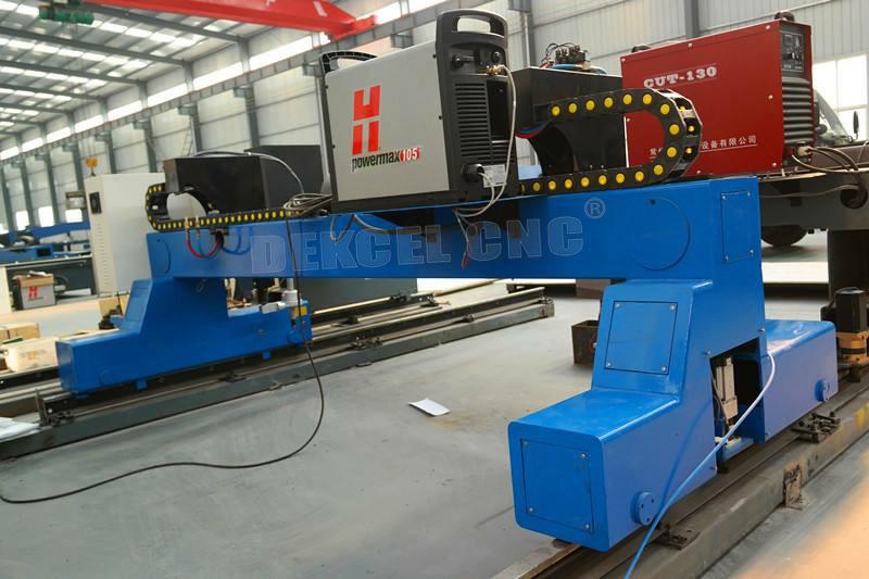 105A Hypertherm supply of gantry type flame and plasma metal cutter machine