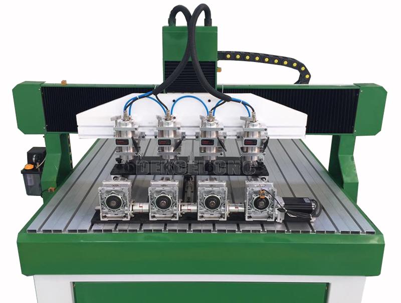 advertising cnc router with 4 spindle