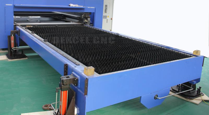 exchange table of china fiber laser cutting machine for metal