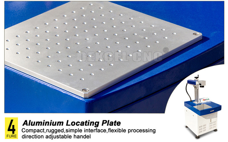 fiber metal laser marking machine locating plate table