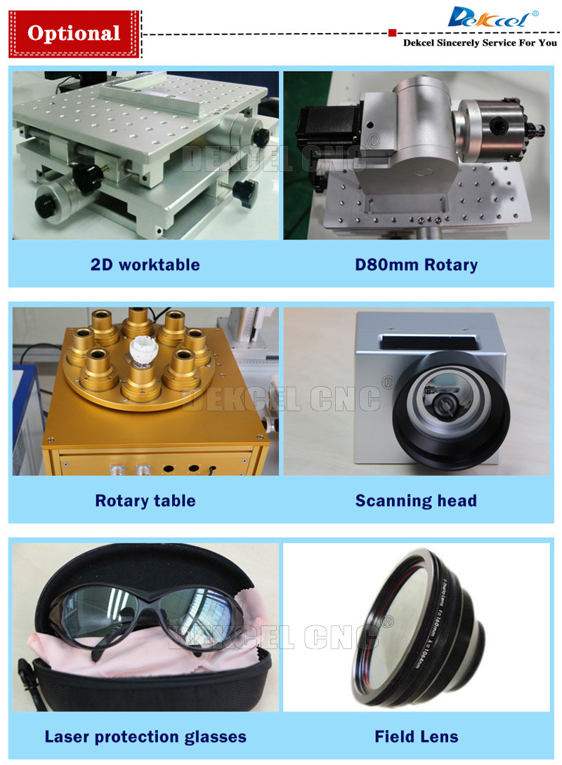 cnc laser marker machine optional parts