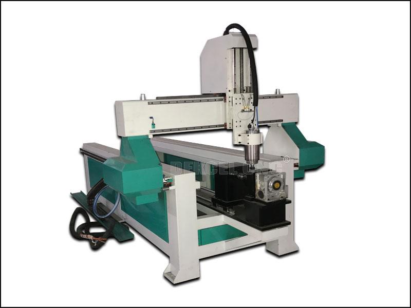 Cylinder cnc router engraving machine for round material
