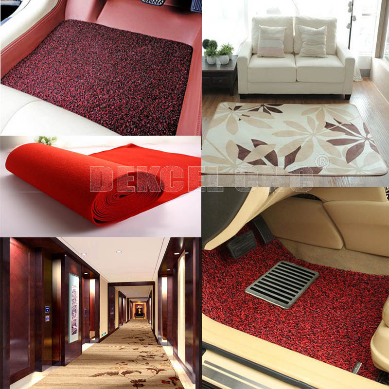 mat carpet blanket cutting by rotating knife oscillating knife cutting machine.jpg