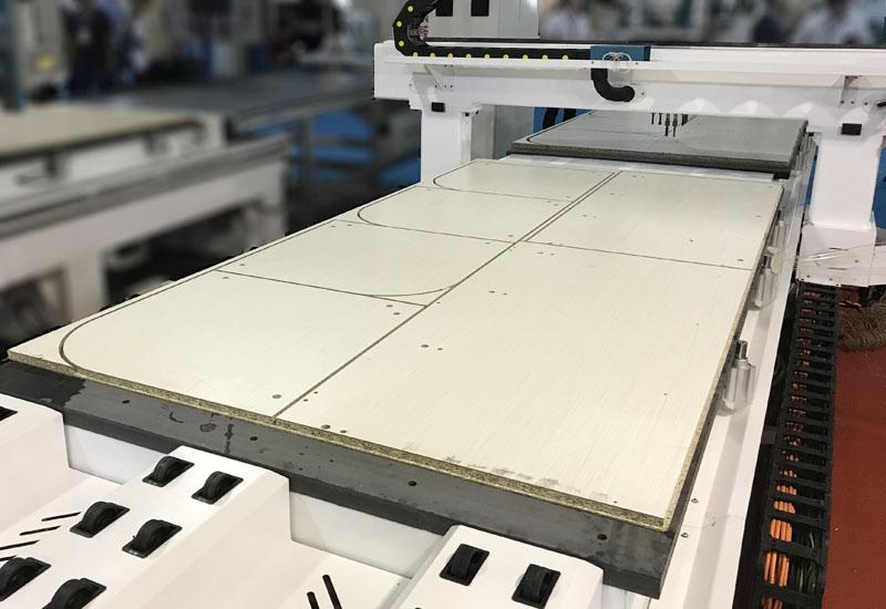 dekcel cnc wood plate cutting drilling