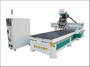 Double worktable 4 process furniture woodworking engraving drilling cnc router