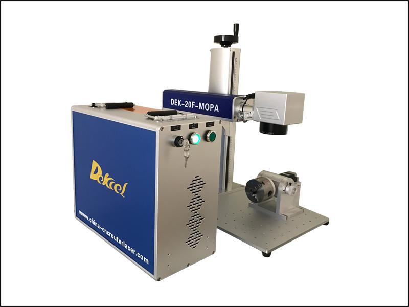 20W JPT Mopa Fiber laser color engraving machine 