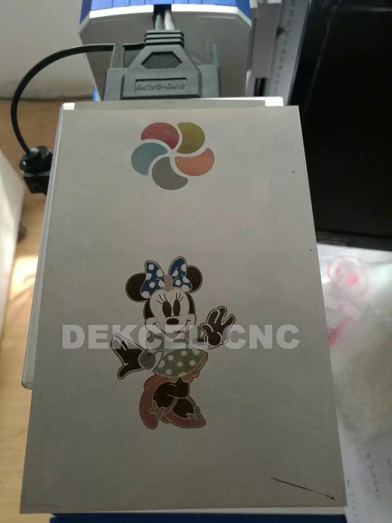 mopa color engraving machine 