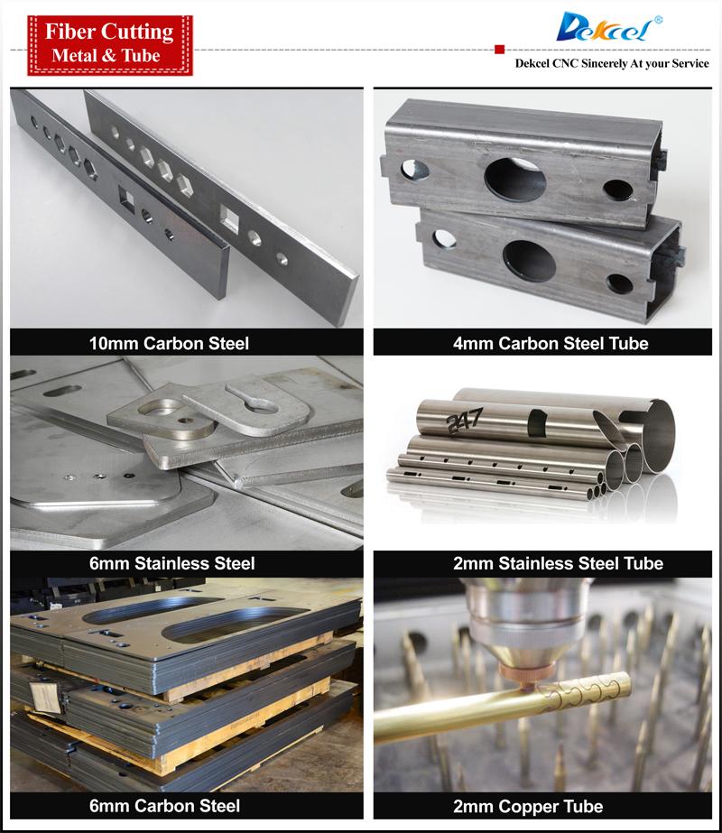 fiber metal and tube laser cutting machine 