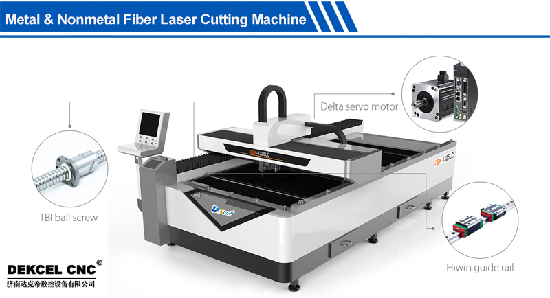metal and nometal fiber laser cutting machine