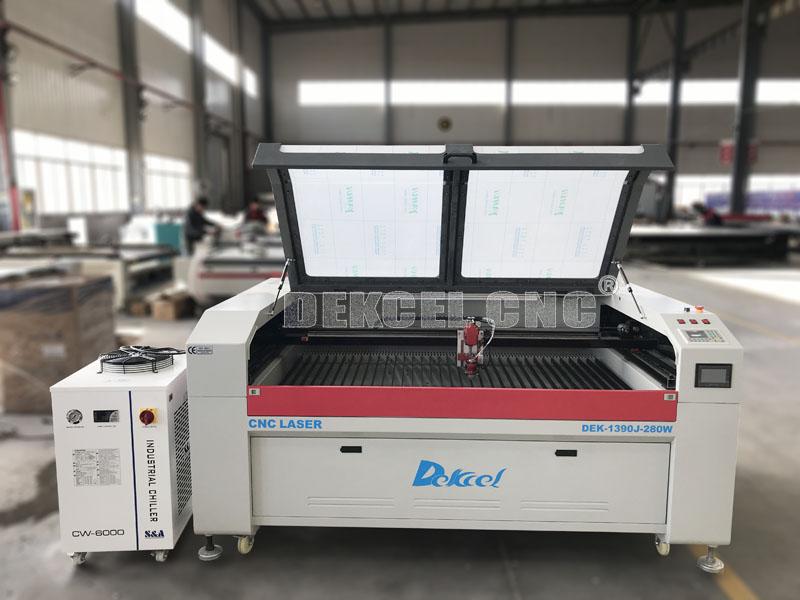 280w stainless steel laser cutting machine with CW-6000 water chiller