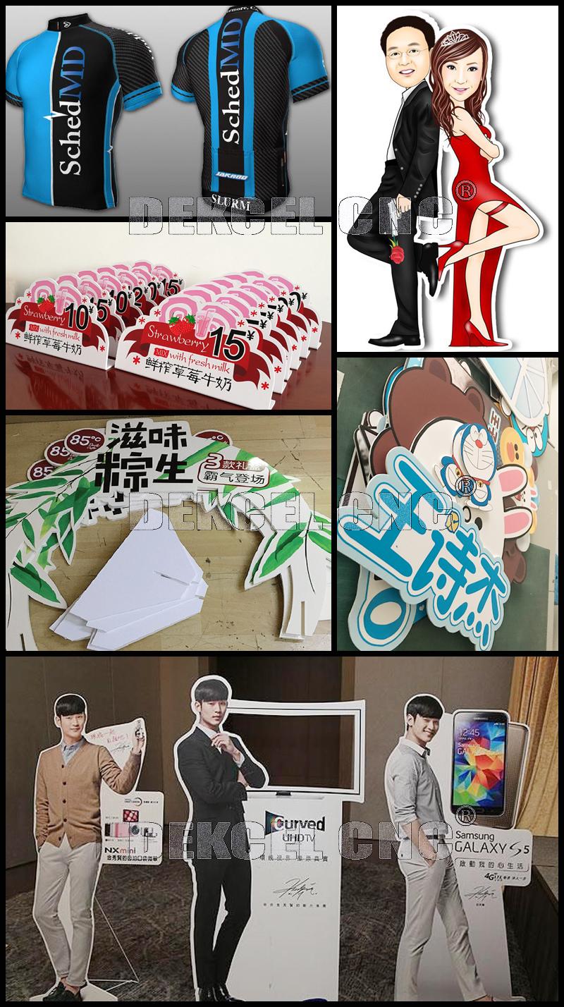 CCD visual cutting machine sample