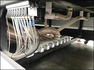 8 Zones Vacuum Table