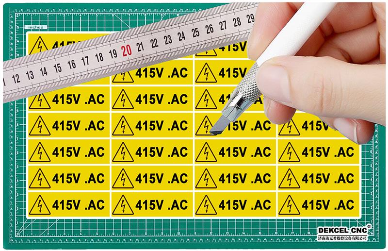 adhesive sticker manual knife cut