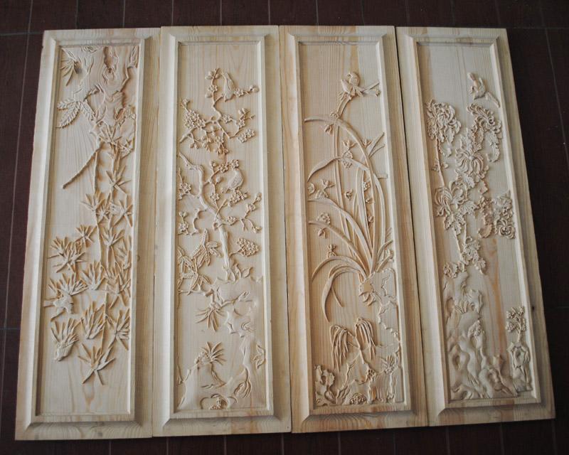cnc router machine engraving on wood 