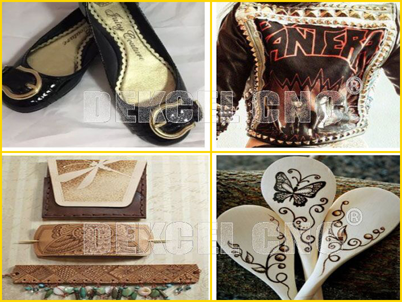 Cnc co2 laser marker widely used in leather and wooden products industry