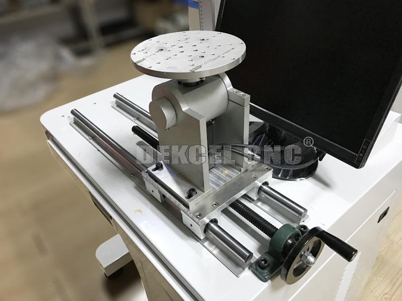 vertical rotary system for glass vase engraving