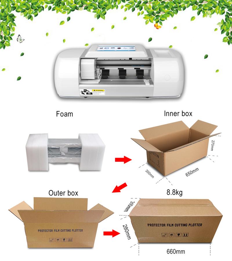 protector film cutting machine logistics packing