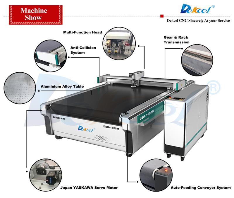 flatbed oscillating cut plotter machine