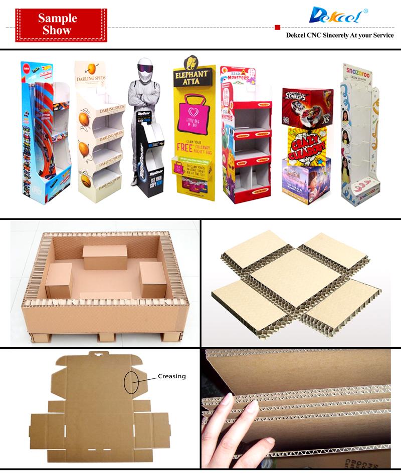 flatbed cardboard oscillating knife cut machine application 
