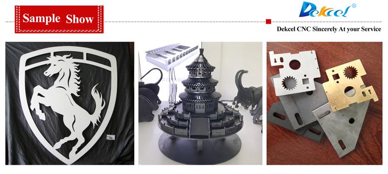 fiber laser cutting machine sample