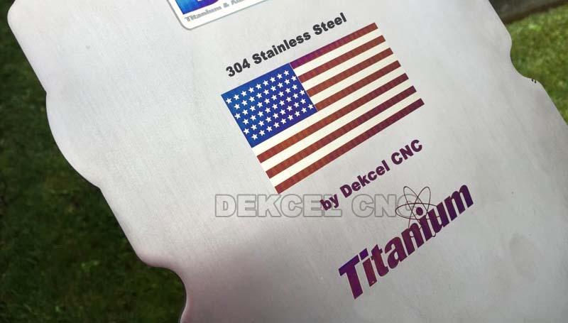 stainless steel mopa color marking machine