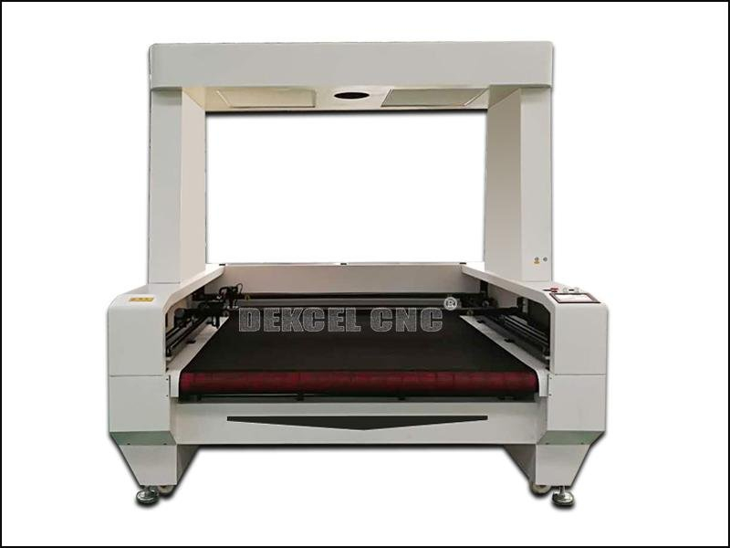 Laser Machine Rails CCD visual double rails fabric laser cutting machine with auto feeding ...
