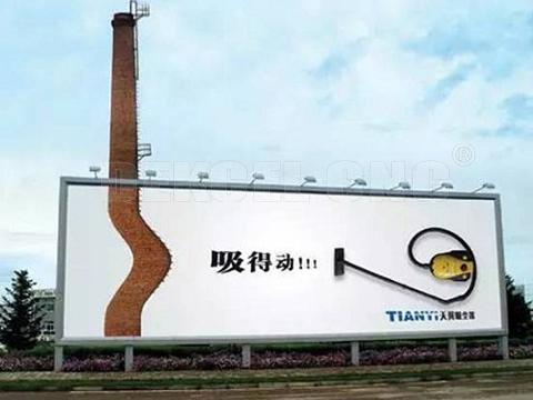 100w Cnc laser for cutting billboard.