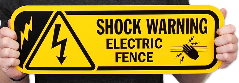 Beware of electric shock for cnc engraving router machine