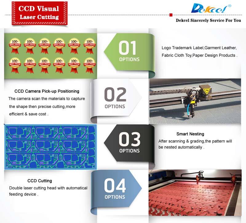 ccd visual laser cutter machine