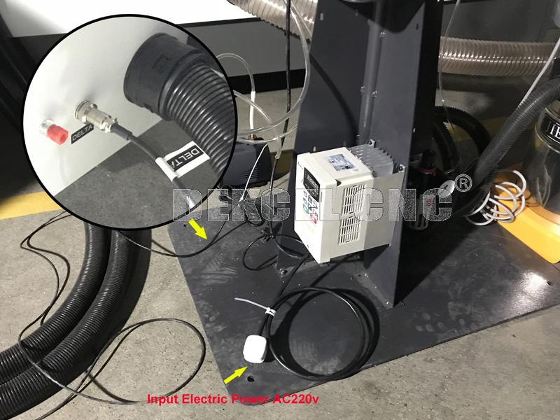 DELTA inverter for router module oscillating cutter