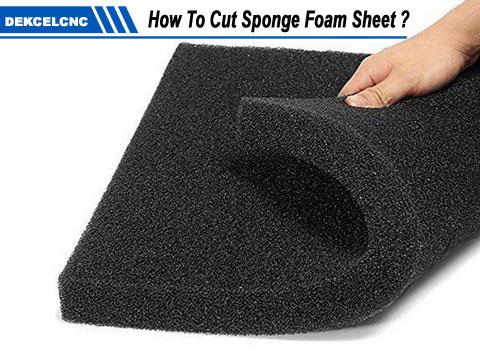 How to cut sponge foam by Pneumatic oscillating knife cut machine ?