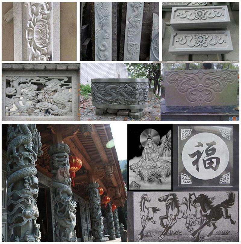 granite carving machine samples